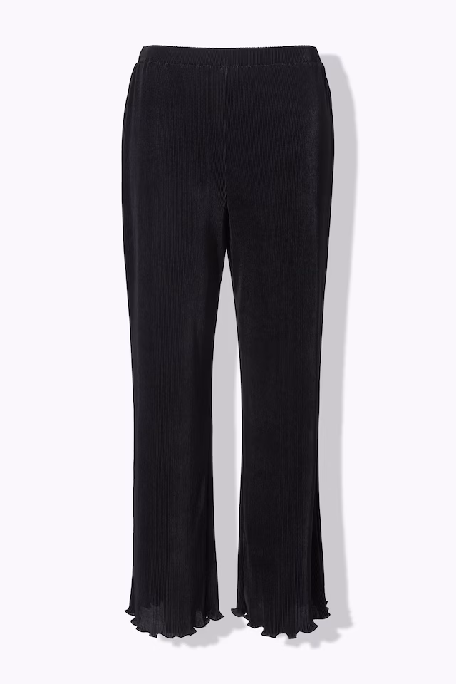 Pleated wide-leg pants