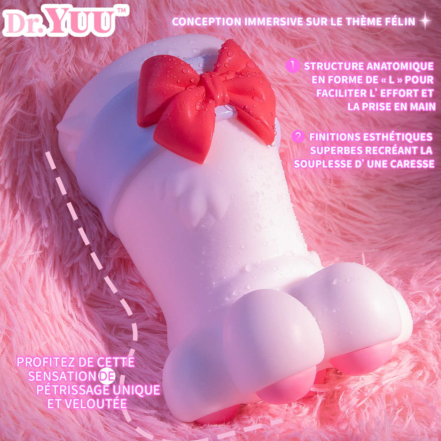 Nettoyage à l’eau et séchage du masturbateur Dr.YUU en silicone