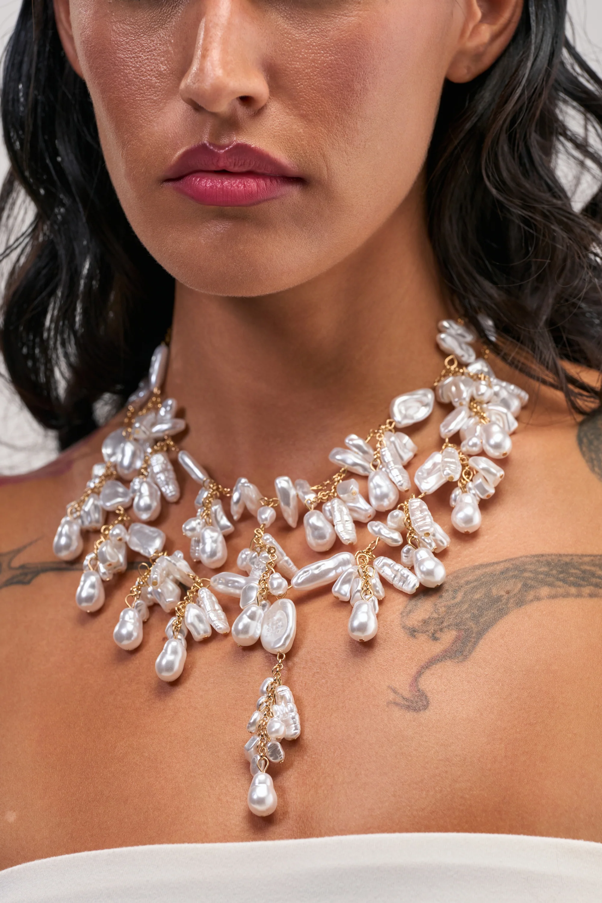 WATERFALL NECKLACE SET - Akira Store