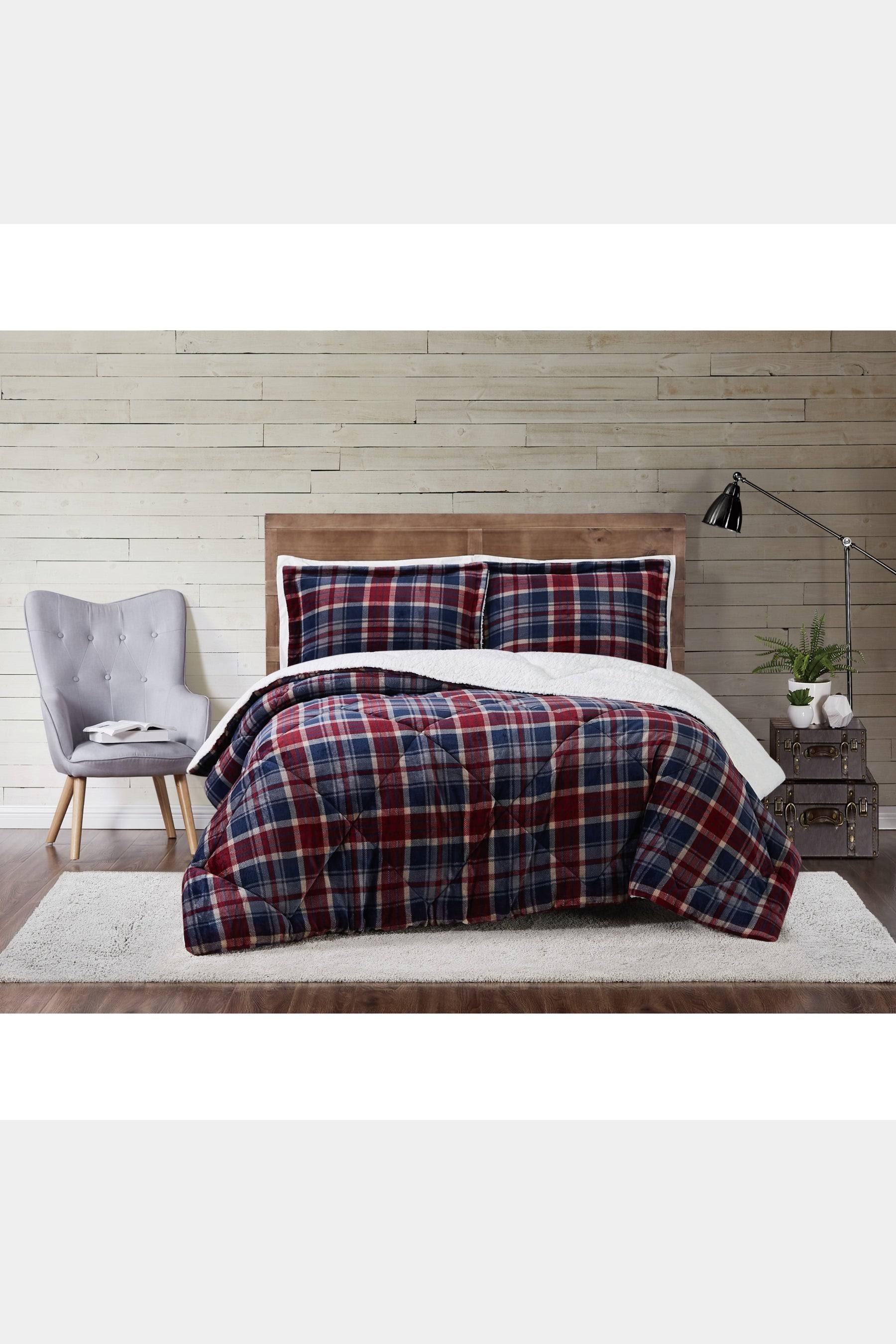 Truly Soft Cuddle Warmth Comforter Set - Indigo - King
