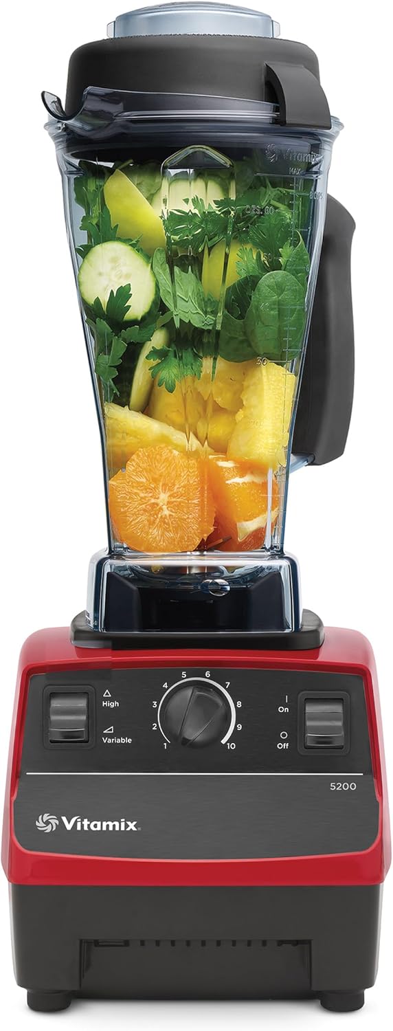 Blender Vitamix 5200, qualité professionnelle, bol de 1,9 L, autonettoyant, noir