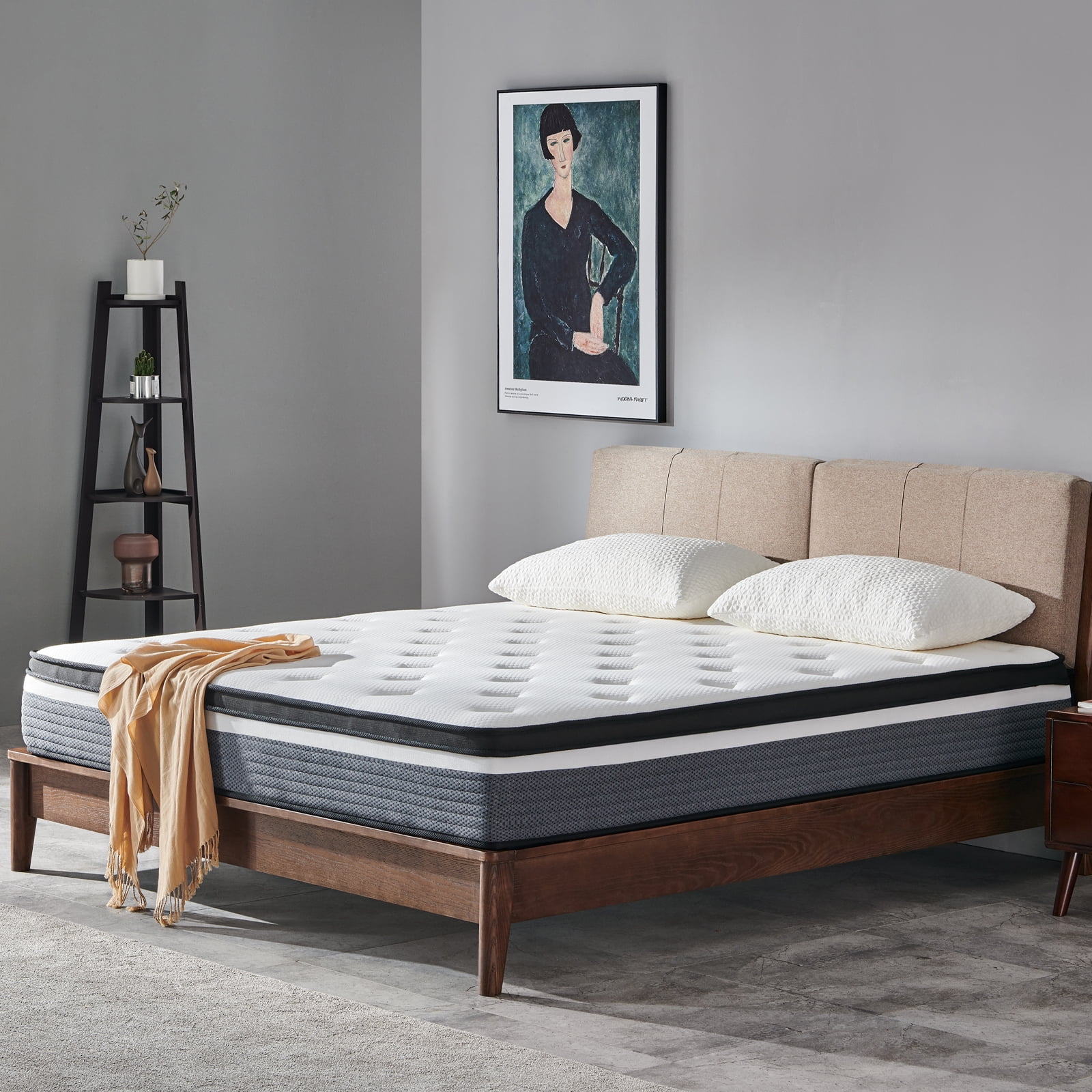 Queen Mattress, 12" Medium Memory Foam Spring Hybrid Mattress, Support for Adult(Queen/12 in) - Image 6