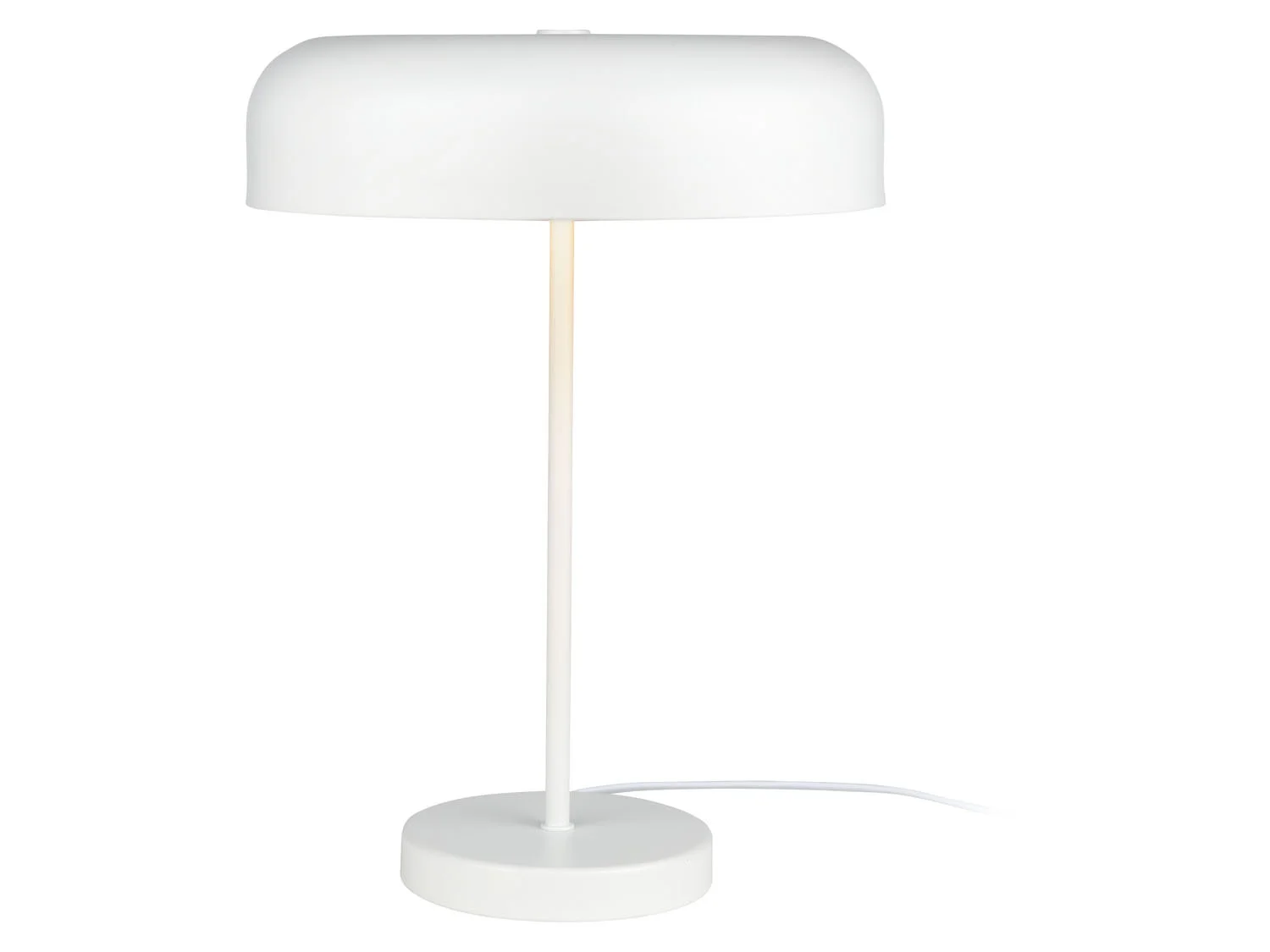 LIVARNO home Lampe de table, 1 ou 2 ampoules, blanc mat