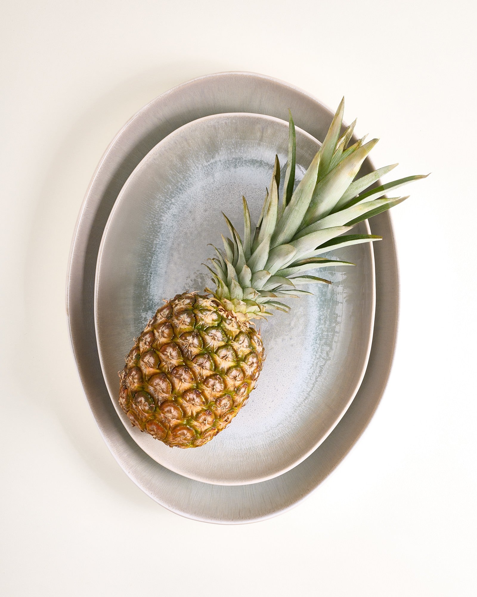 AREIA - SERVING PLATTER XL OVAL GRAY