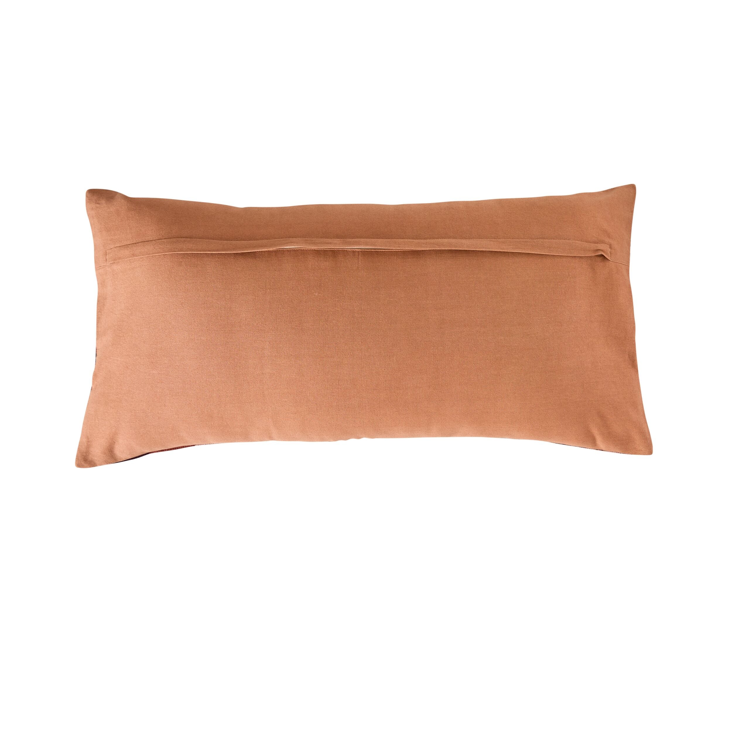 Meridian Mosaic Lumbar Cushion Pink 35x70cm