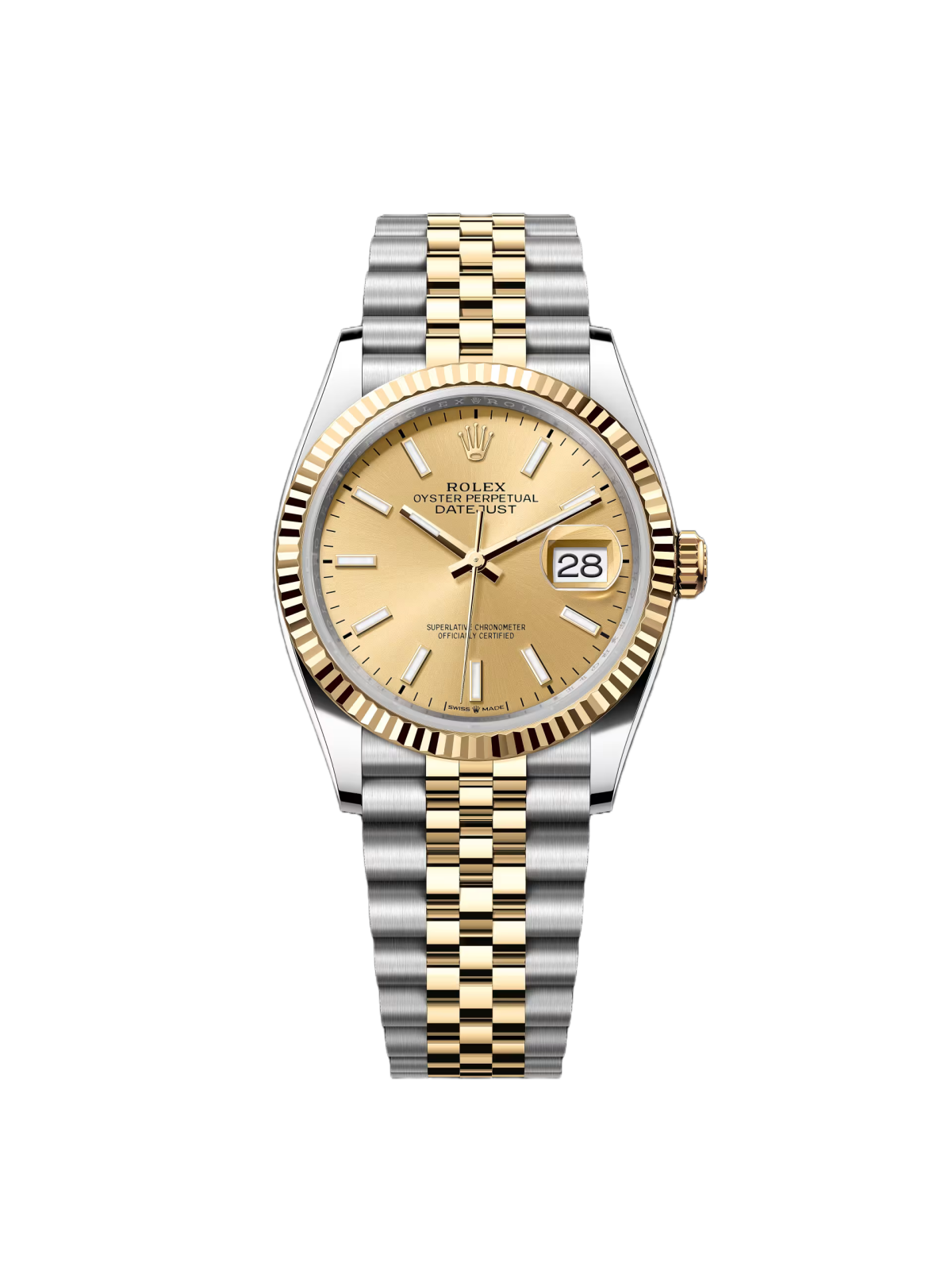 [Super Clone]RLX  Datejust 36mm 126233-0015 Champagne 36mm Dial Jubilee Bracelet Watch
