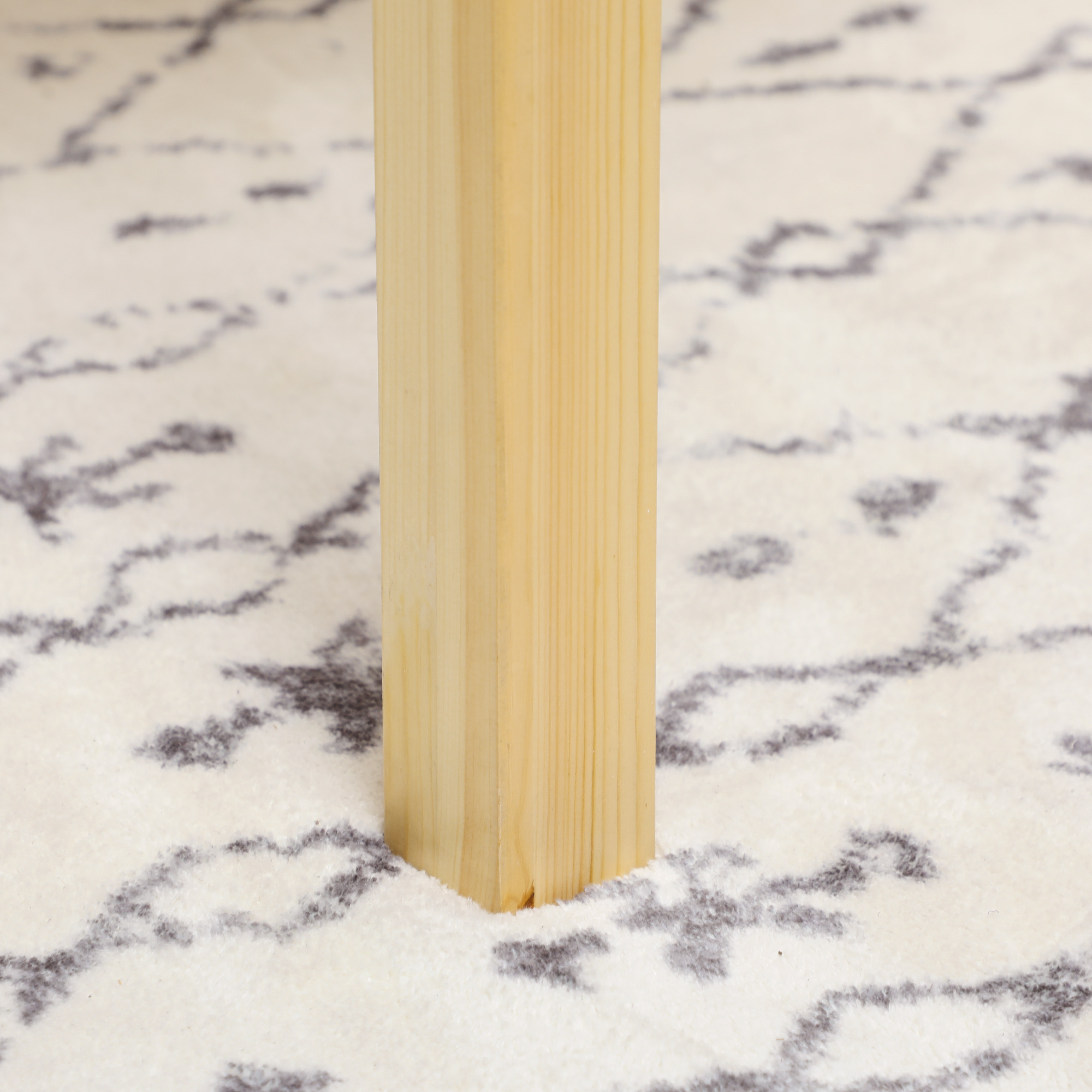 HOMCOM Massief houten eettafel, opklapbare tafel, uitbreidbaar, naturel