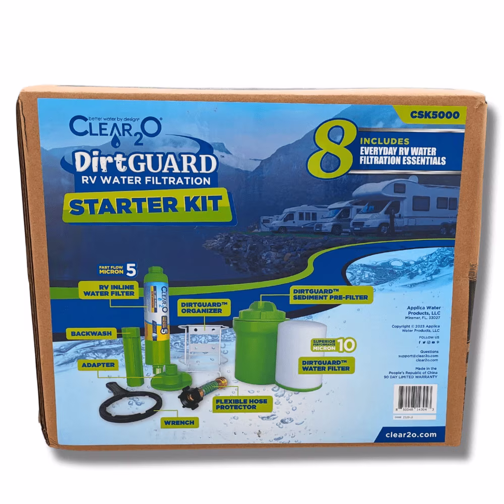 DirtGuard RV Water Filtration Starter Kit, CSK5000
