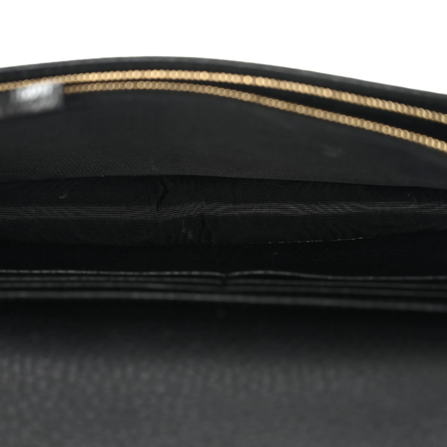 Calfskin Mini GG Marmont Chain Wallet Black