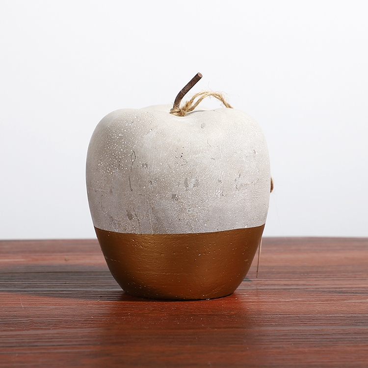 Modern Creative Fruit Shape Ornament Cement Home Decoration