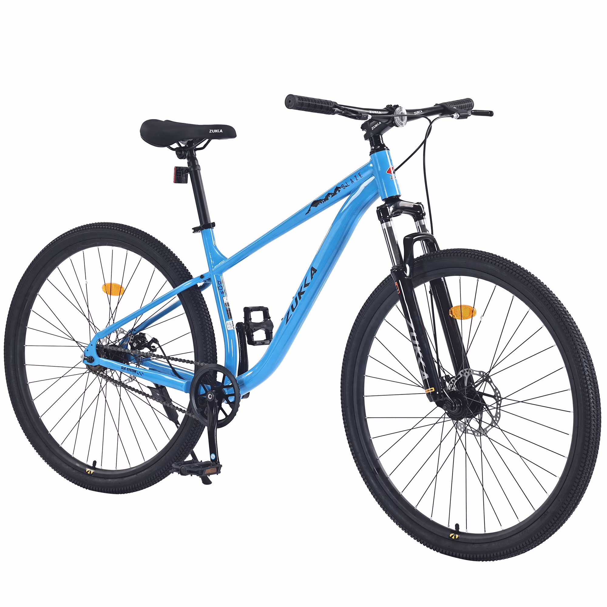 Outdoor Bike 29 Inch Wheels Single Speed Mountain Bike, for Men Women and , Front Suspension, Steel Frame,Mountain Bike for Outdoor
