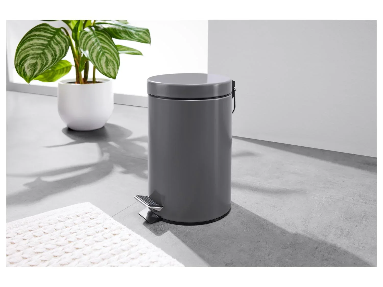 LIVARNO home Poubelle de salle de bains, 3 L