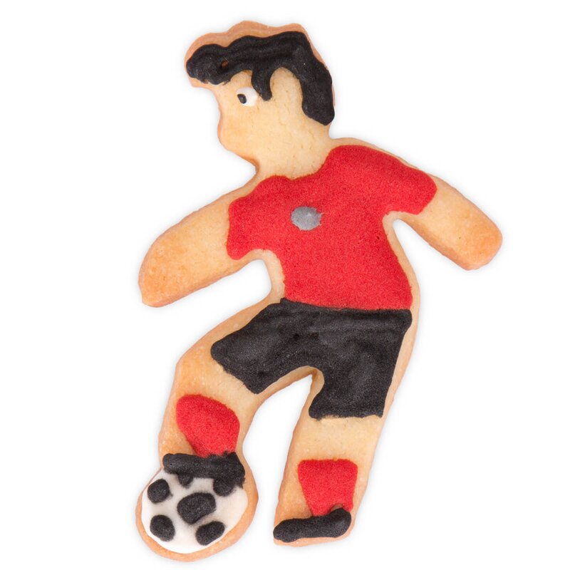 Kakeform Fotballspiller 6,5 cm
