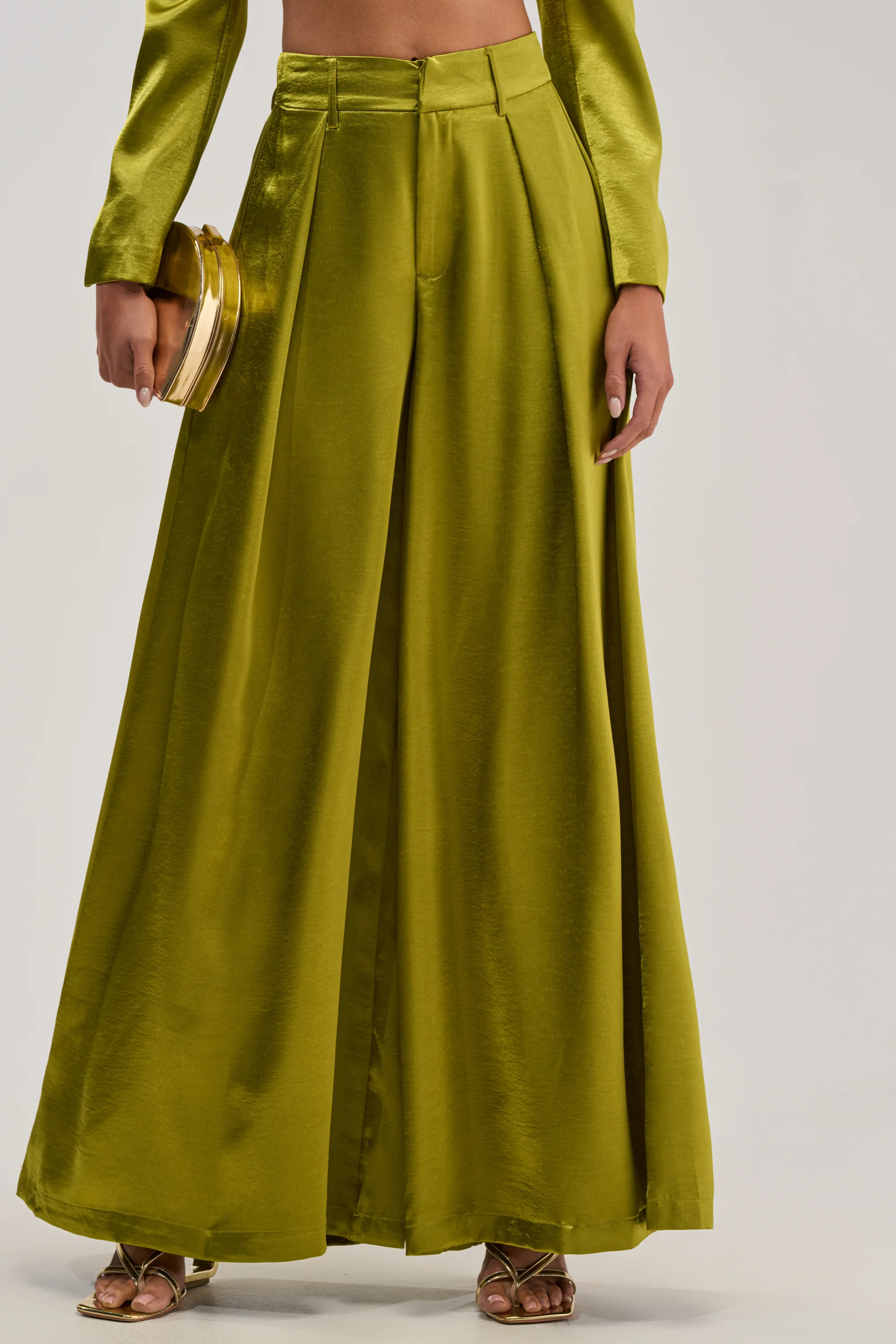 LUCKY ONE SATIN TROUSER - Akira Store
