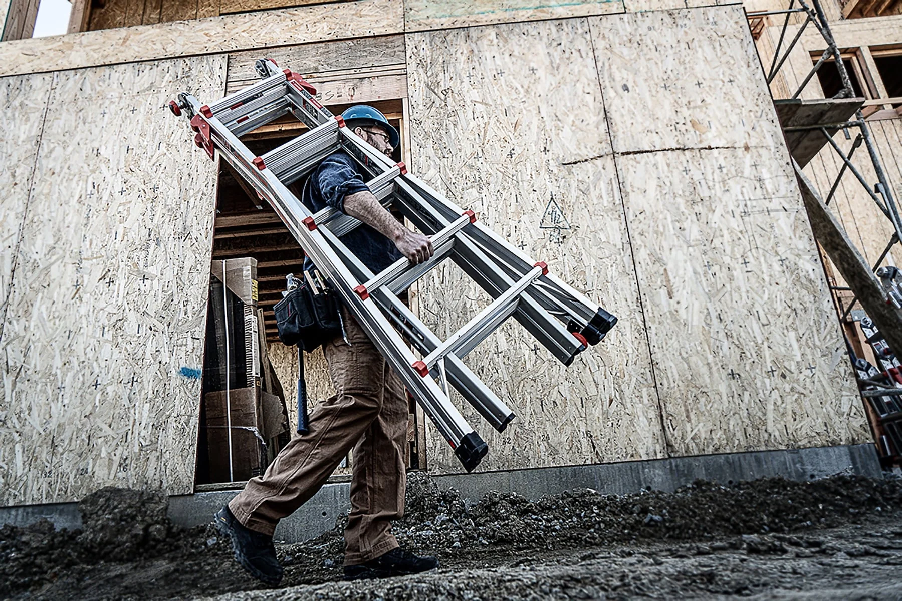 Model 22 Aluminum Multi Use Ladder, Type 1A 300 lbs Rated Image 6