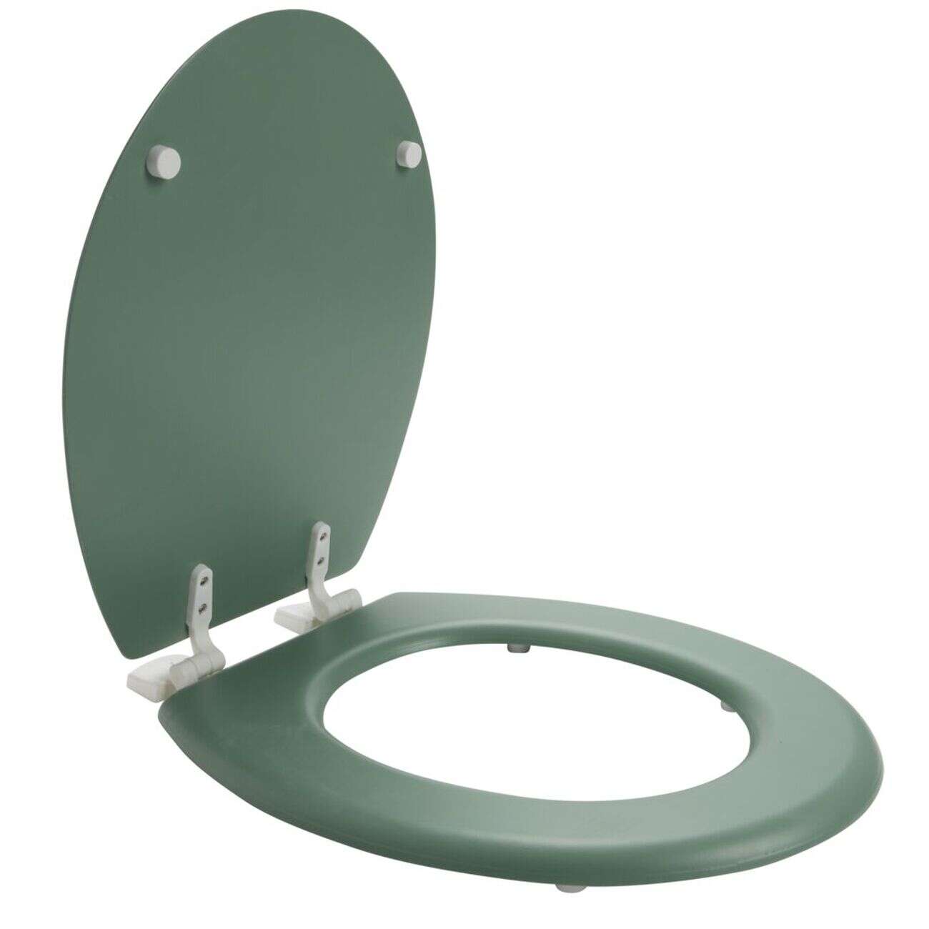 Abattant WC en bois vert taille universelle