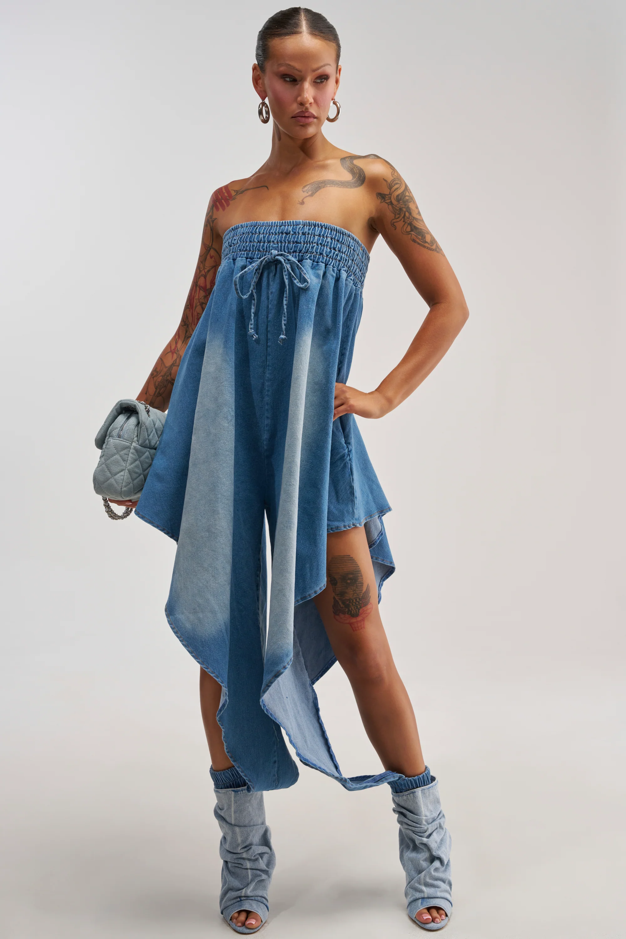 DIFFERENT FROM THE REST DENIM JUMPSUIT - Akira Store