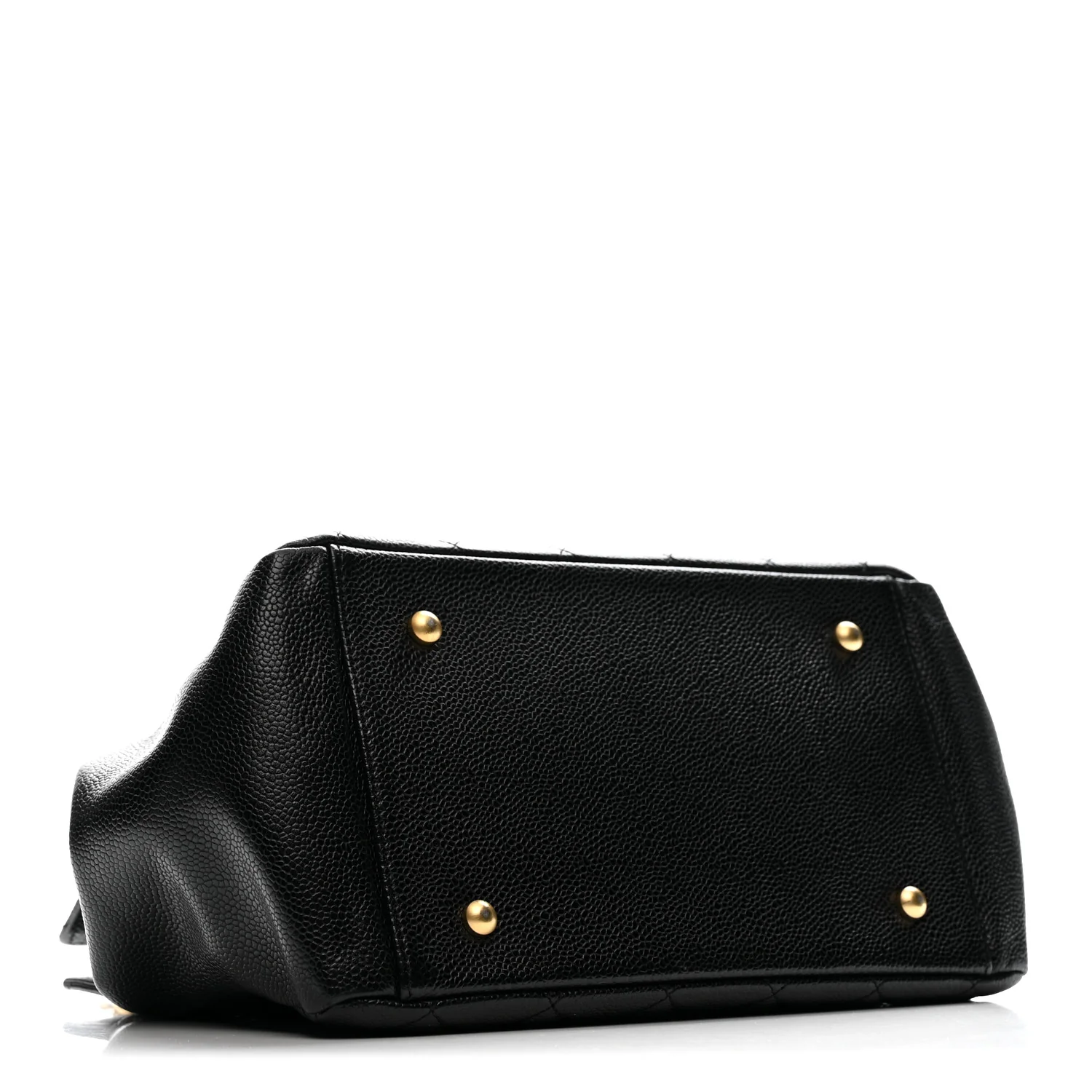 Caviar Quilted Petit Timeless Tote PTT Black