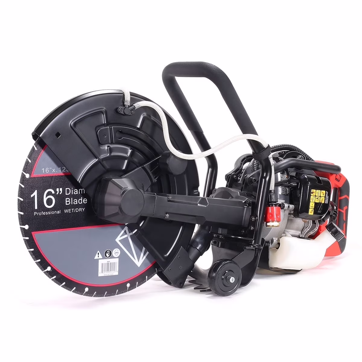 XtremepowerUS 14 Electric Concrete Saw, 2600W/15A Motor, Circular Saw Cutter With 5 Cutting Depth, Wet/Dry Disk Saw Cutter Includes Water Line, Pump For Stone, Brick, Porcelain, Concrete