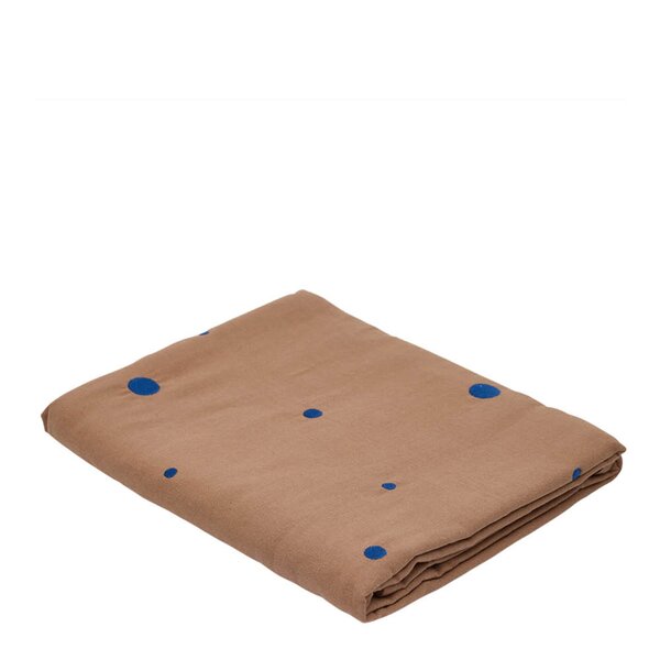 Nori bordduk 260x140 cm Terracotta Optic blue