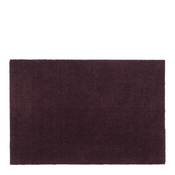 Unicolor gulvmatte 90x60 cm bordeaux