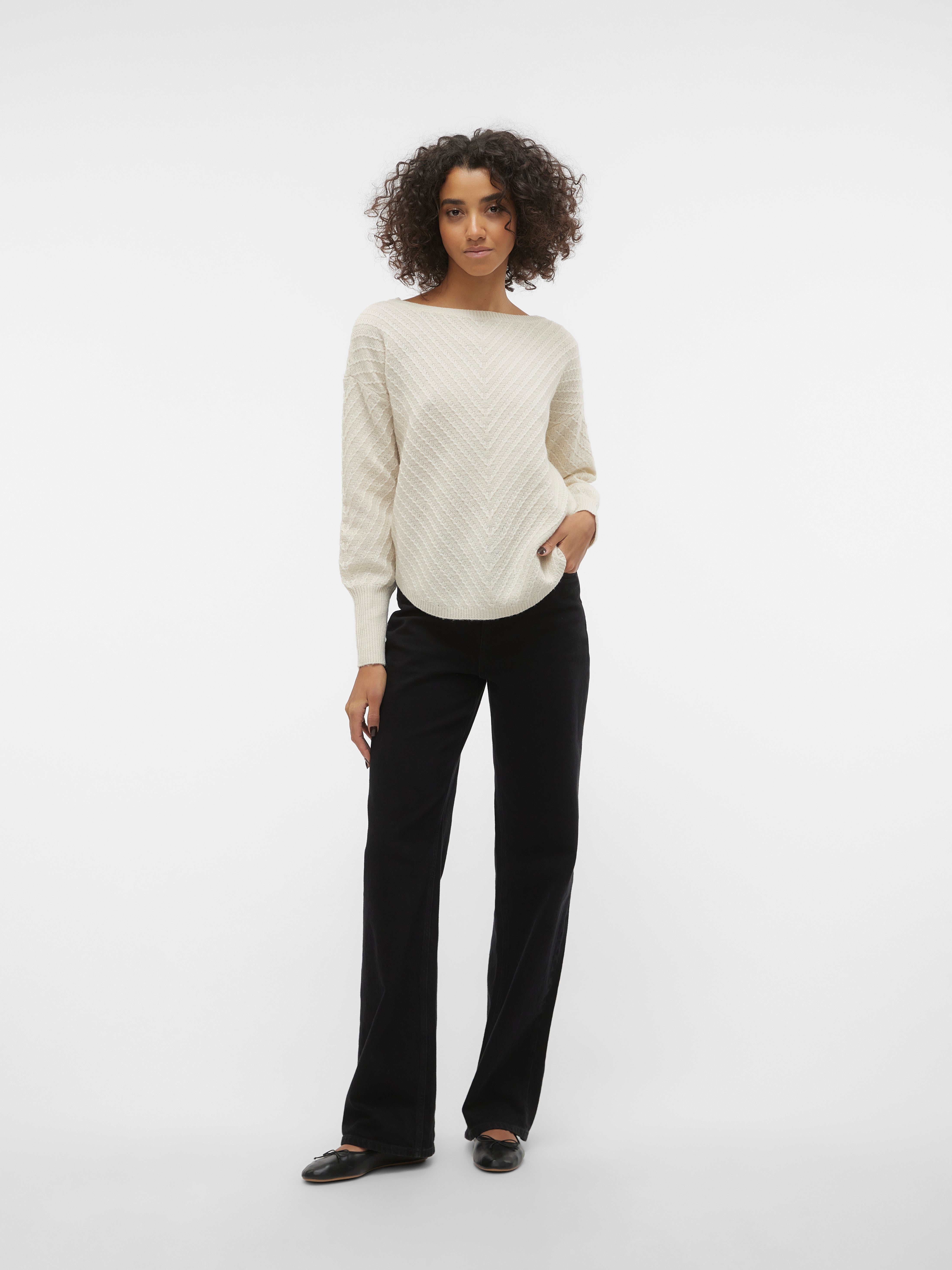 VERO MODA® VMANJASTINNA Knitted pullover