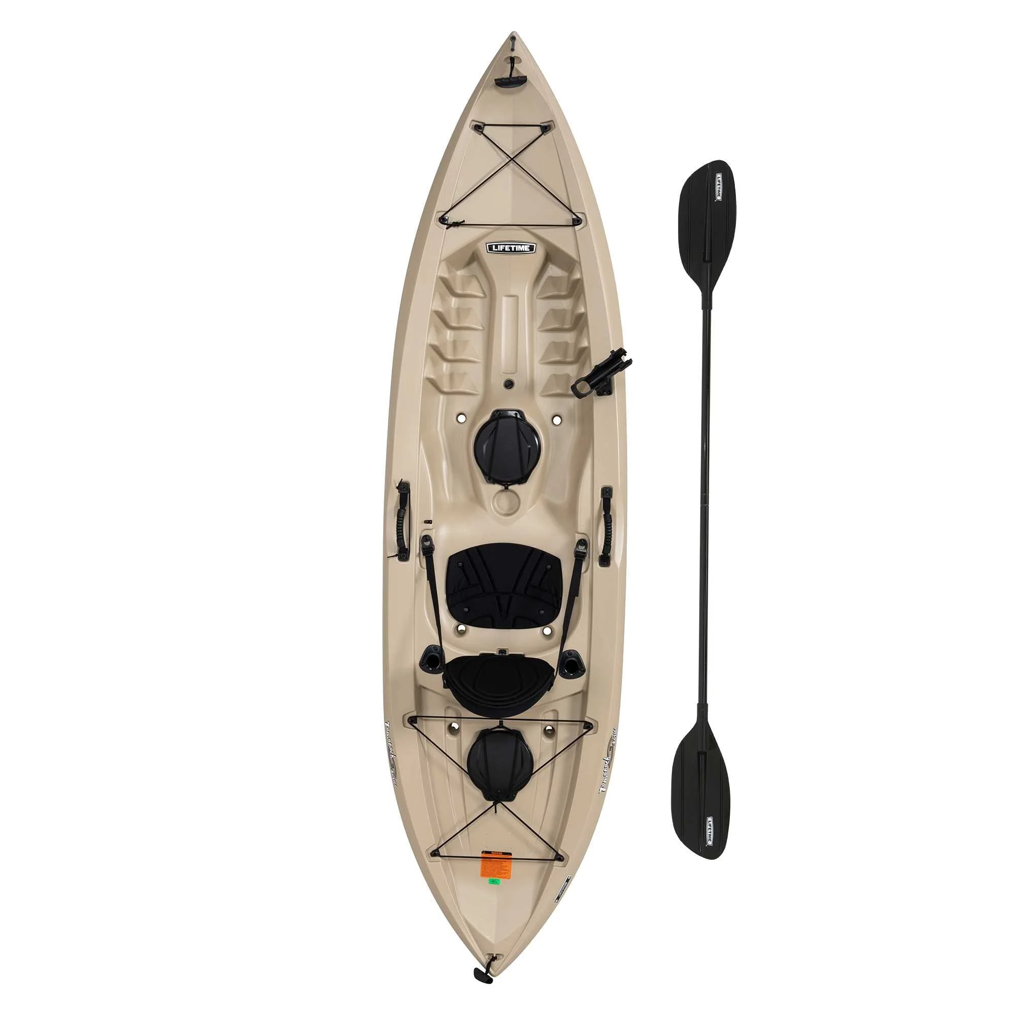 Tamarack Angler 10 ft Sit on Top Fishing Kayak, Tan (90508)