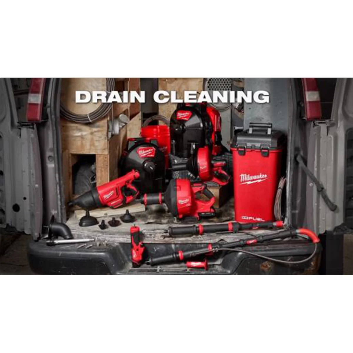 Milwaukee Tool M12 AIRSNAKE Drain Cleaning Air Gun Kit