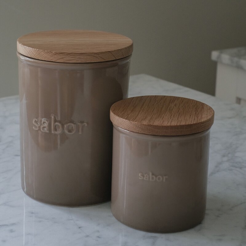Oppbevaringskrukke 0,5L mahogany