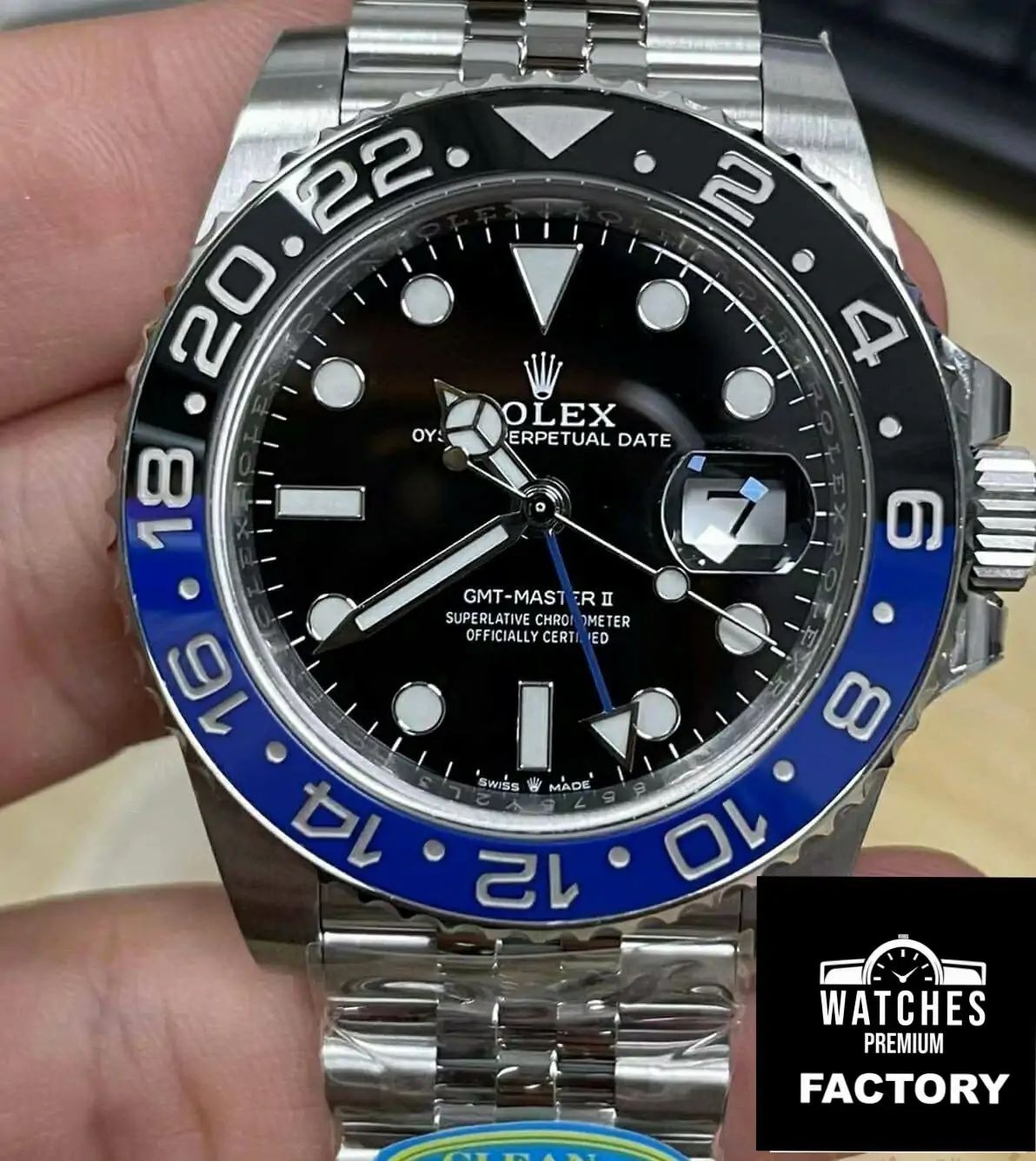 Rolex GMT Master II M126710BLNR-0002 Clean Factory V3 Stainless Steel Strap