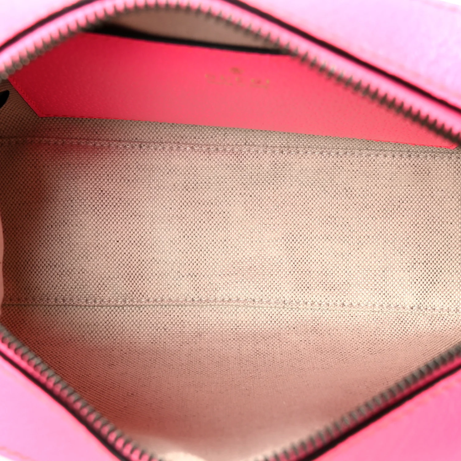 GG Supreme Monogram Textured Dollar Calfskin Web Ophidia Small Crossbody Bag Beige Ebony Fuchsia
