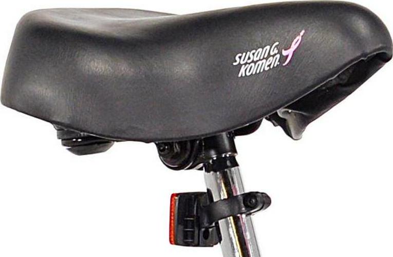 Susan G. Komen 24 In. Multi - Speed Cruiser Girl - S Bike. Pink. White and Black