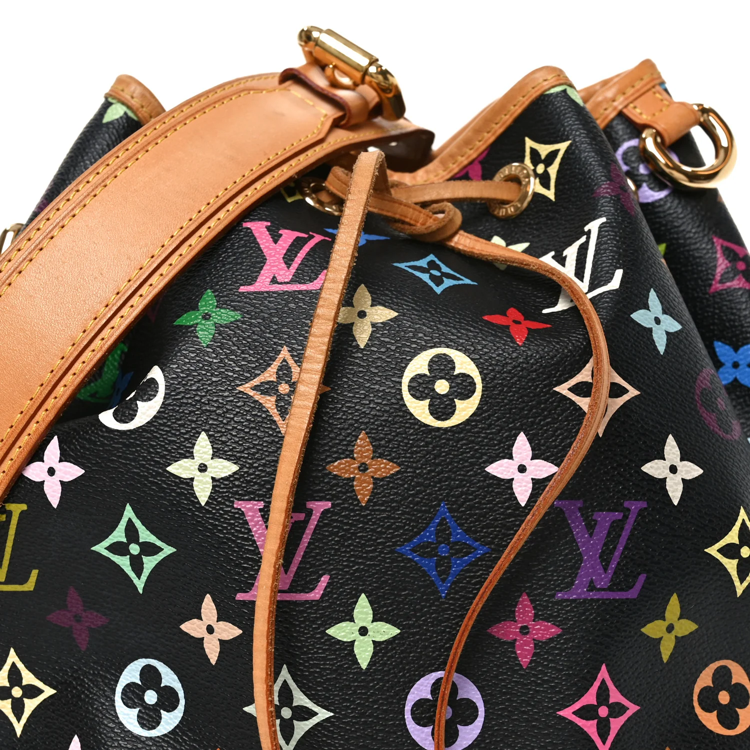 Monogram Multicolor Petit Noe Black