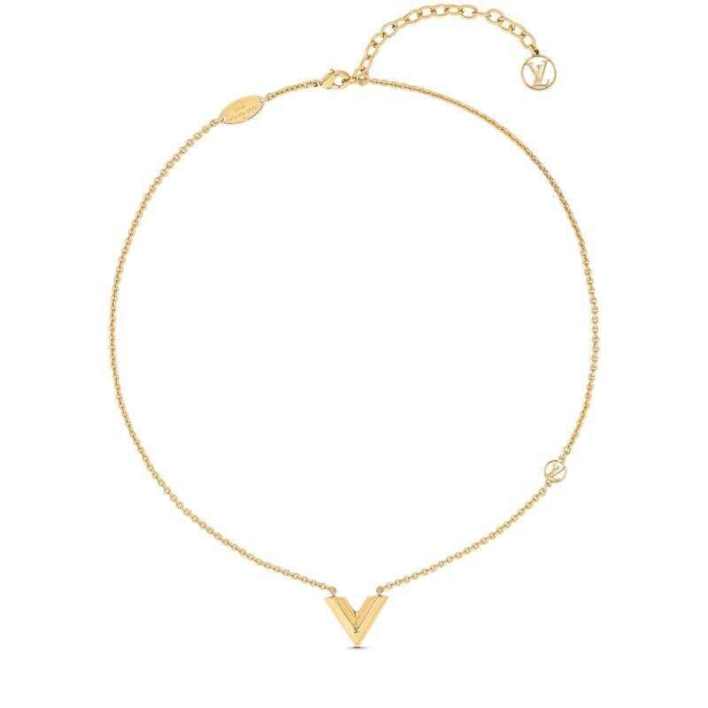 【Louis Vuitton】ネックレス・エセンシャル V ロゴ