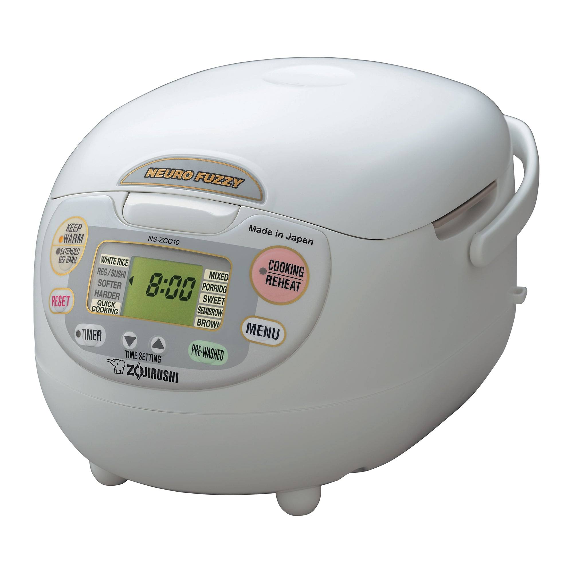 Zojirushi Neuro Fuzzy 5.5-cup Rice Cooker & Warmer - White