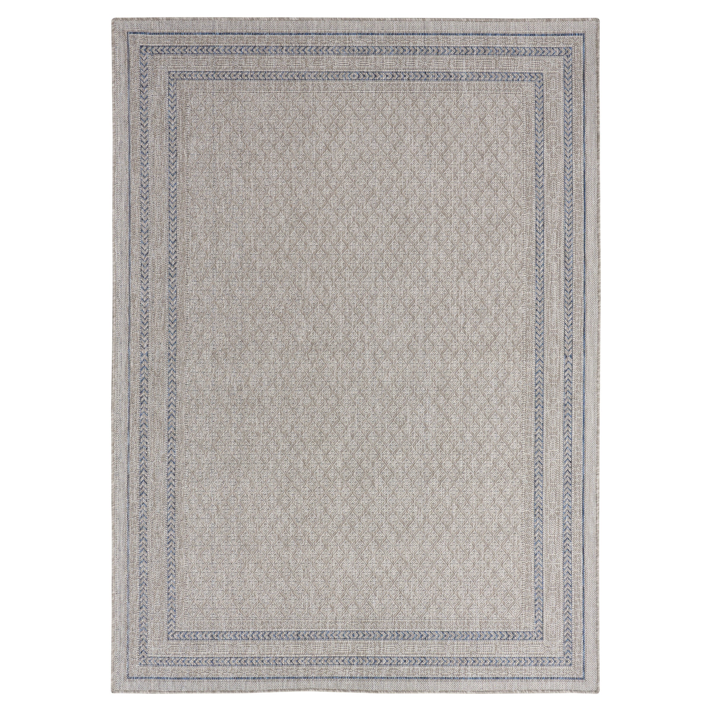 Nourison Garden Spring Indoor/Outdoor Rug Collection, Meadow Gray