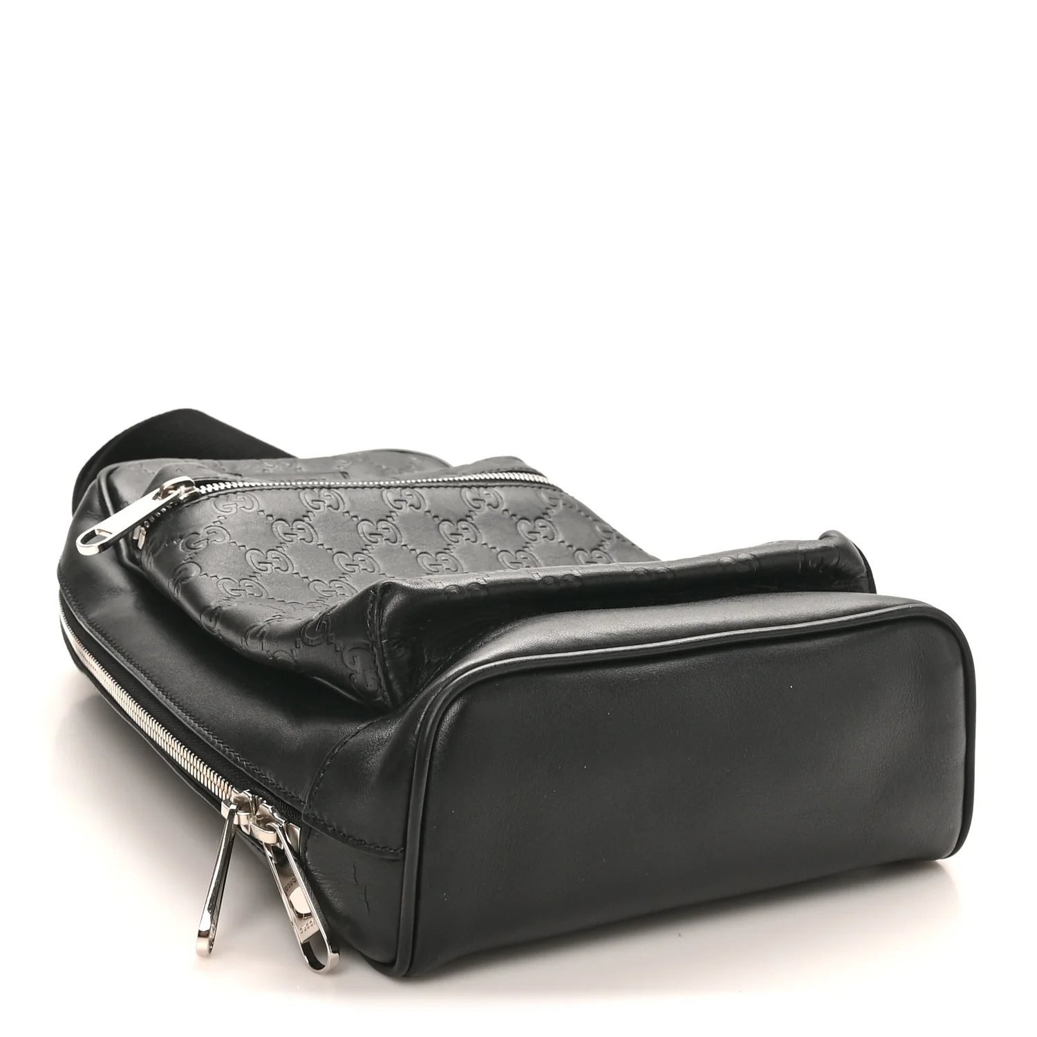 Guccissima Sling Backpack Black