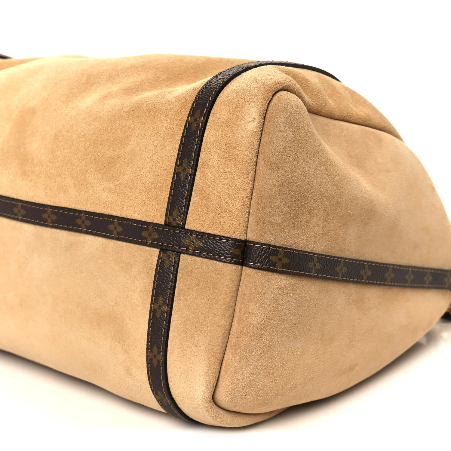 Suede Monogram Express MM Hazelnut