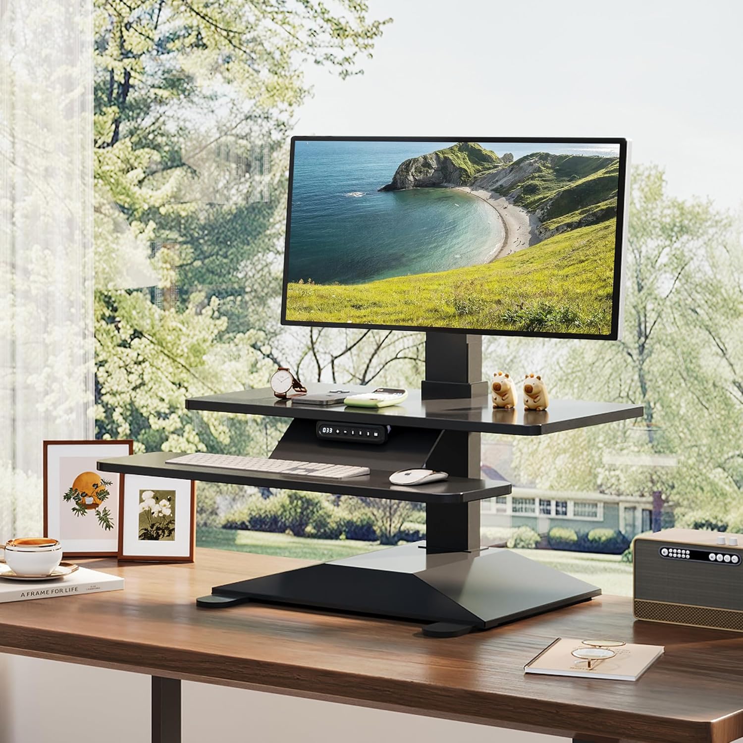 Electric Standing Desk Converter 28