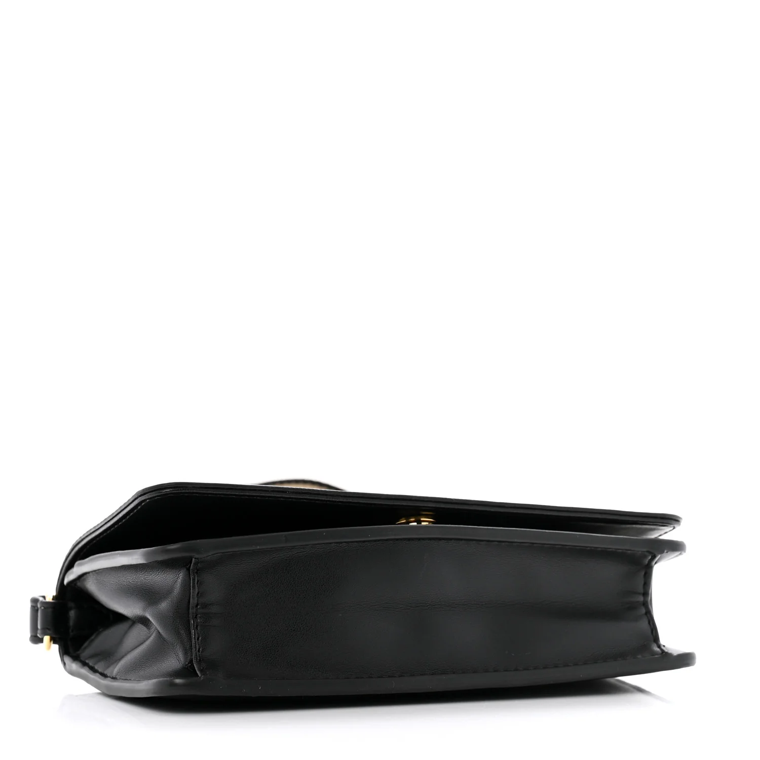 Eco Alter Nappa Perforated Logo Mini Crossbody Bag Black