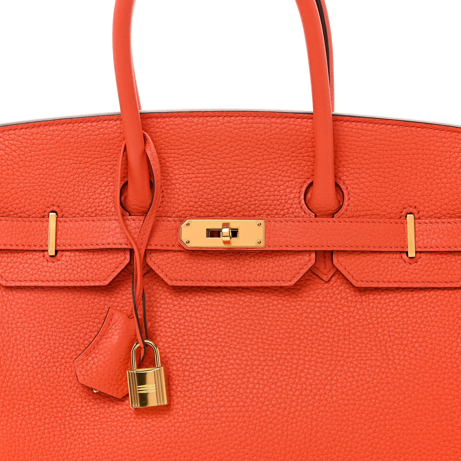 Togo BIRKIN 35 Orange Poppy