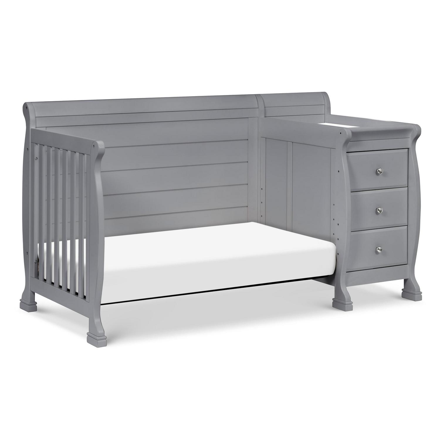 Davinci Kalani 4 - in - 1 Convertible Crib & Changer in Grey