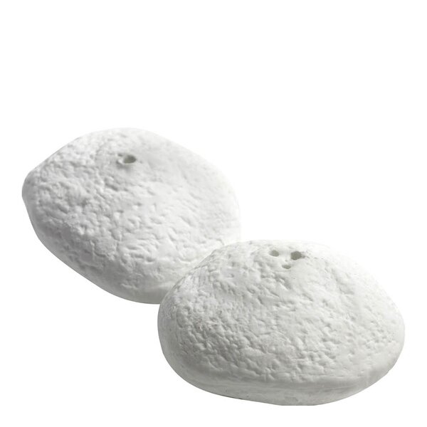 Perfect Imperfection salt-og pepperbøsse 6 cm hvit shio/kosho