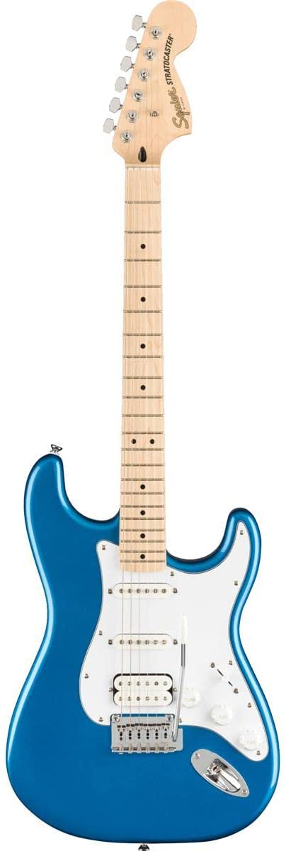 Pack Squier by Fender Affinity Series Stratocaster, HSS, touche en érable, Lake Placid Blue