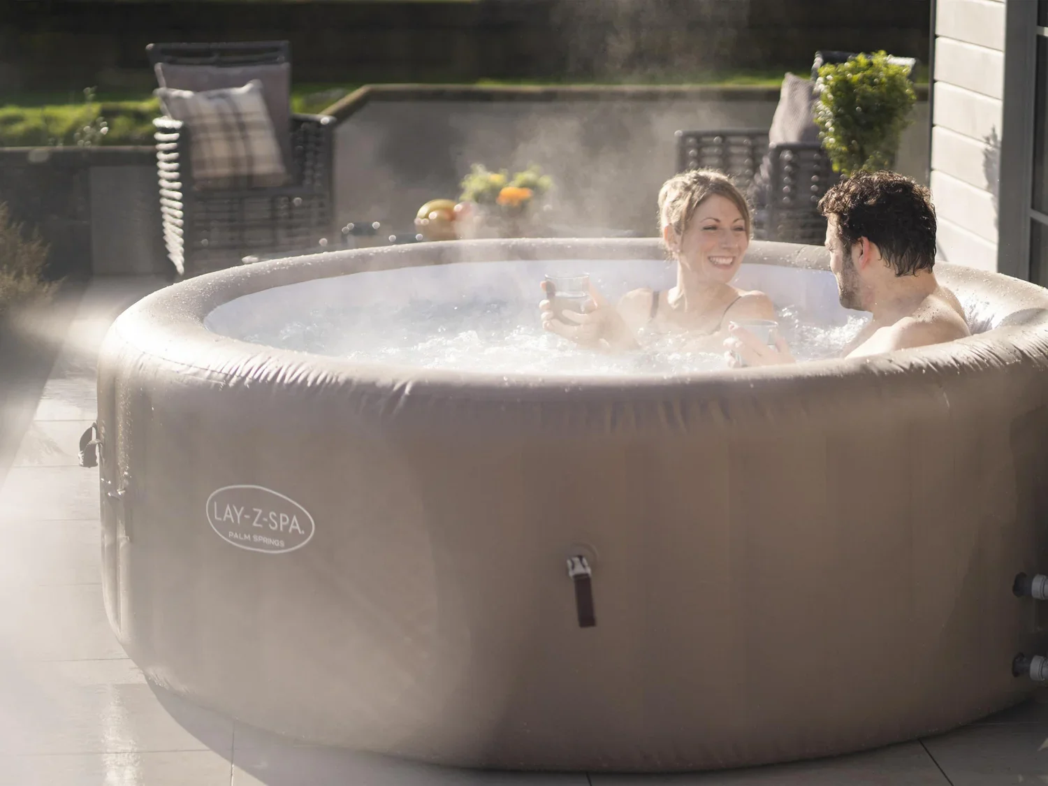 Bestway Spa gonflable LAY-Z SPA Palm Springs AirJet,  196 x 71 cm