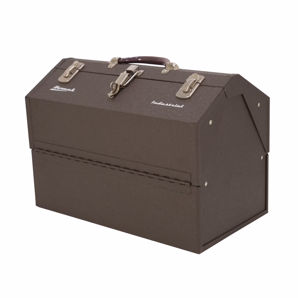 Homak BW00210220 Steel Industrial Expanding Cantilever 22 Inch Toolbox, Brown