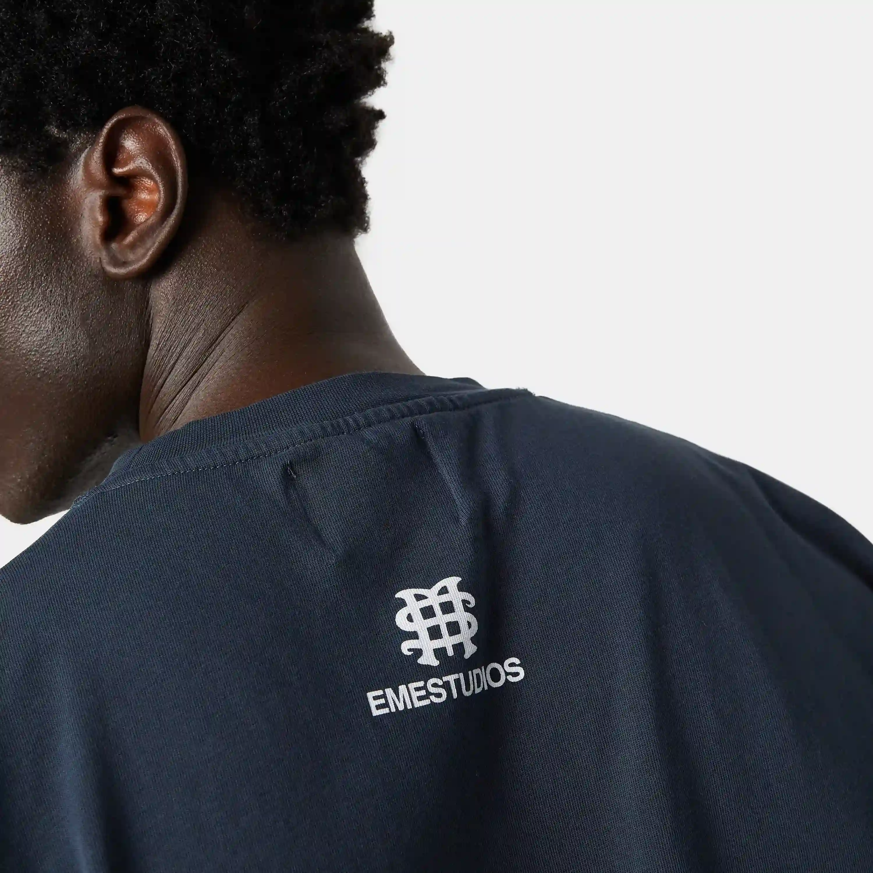 Badge Navy Oversized Tee