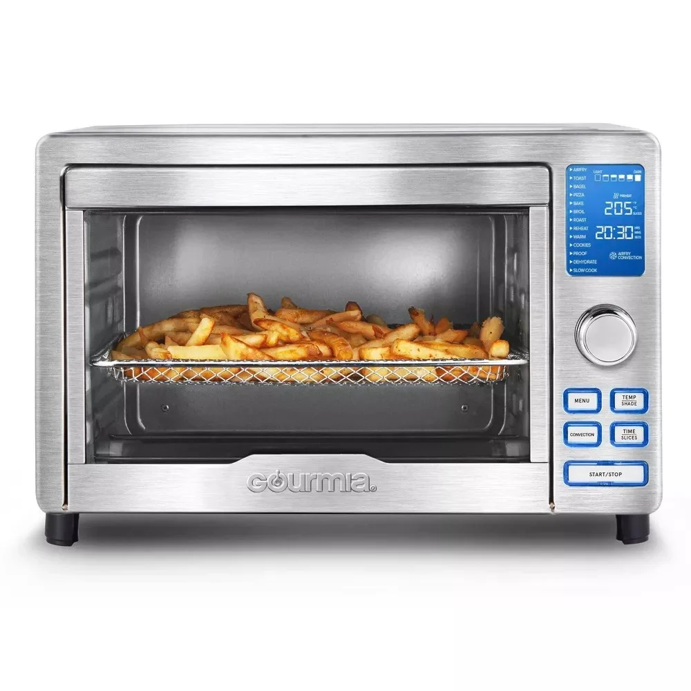 Gourmia Digital Stainless Steel Toaster Oven Air Fryer Stainless Steel