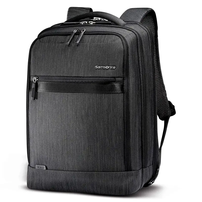 Black/Silver SXK Prime Expandable Backpack Business Bags | 2057-JMGBC - SAMSONITE OUTLET