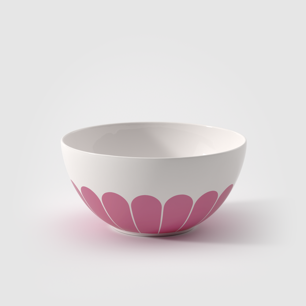 Fleur Serving Bowl - Multi-colored, 84.6 oz, Premium Porcelain